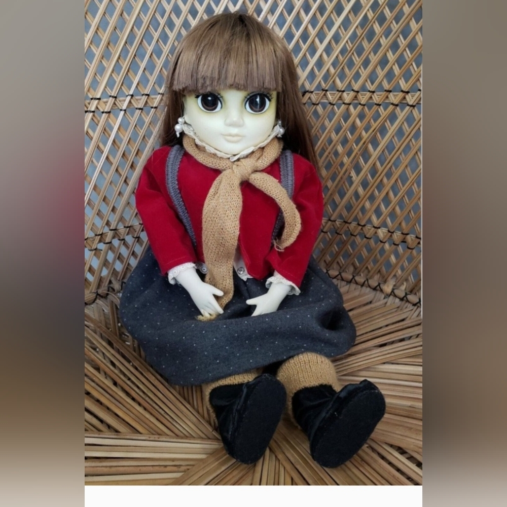 1983 Margaret Keane Lisa Doll Big Eye Children Signature Collection 17 inch Sad